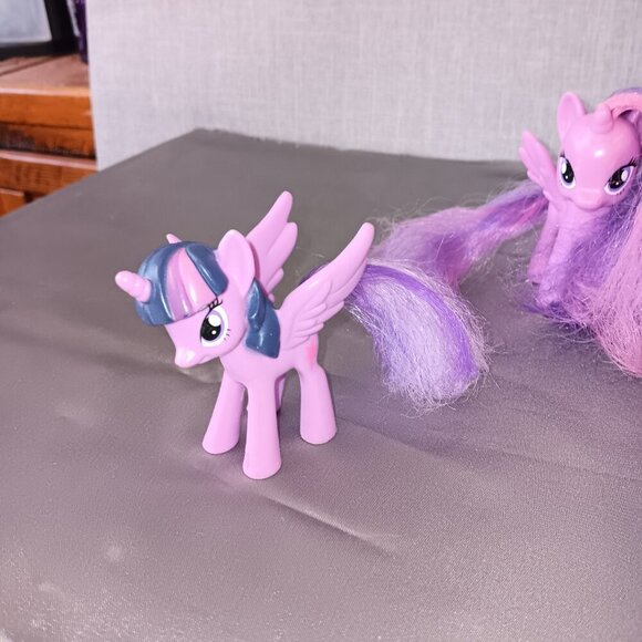 My Little Pony Lot of 4 Gen 3 & 4 Blue Belle Twilight Sparkle Blue Purple Pink - Picture 2 of 9